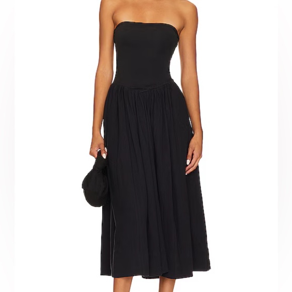 Free People Onda Drop-Waist Tube Midi